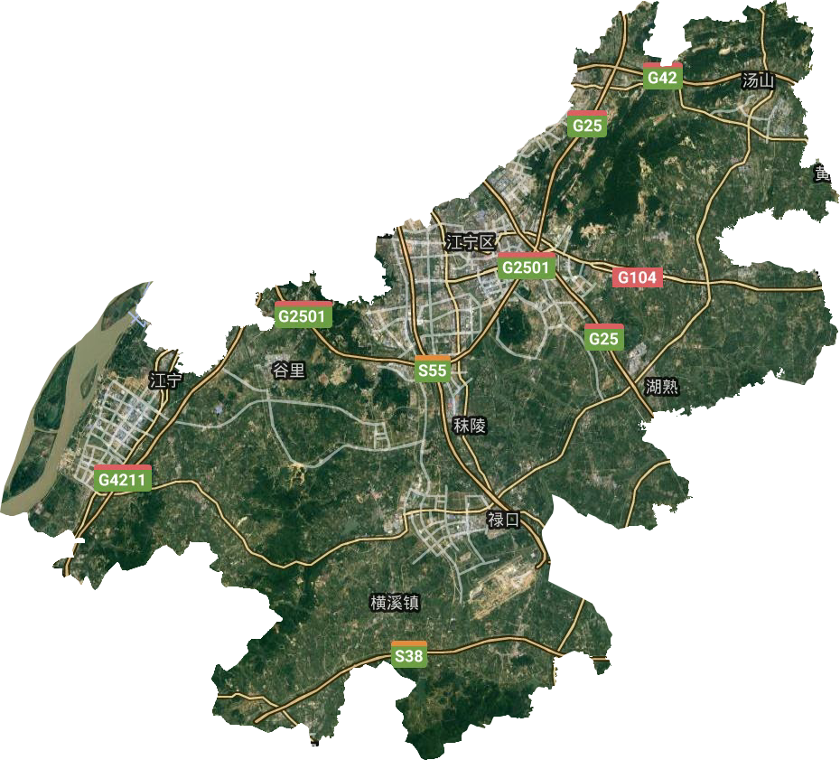 江宁区卫星图