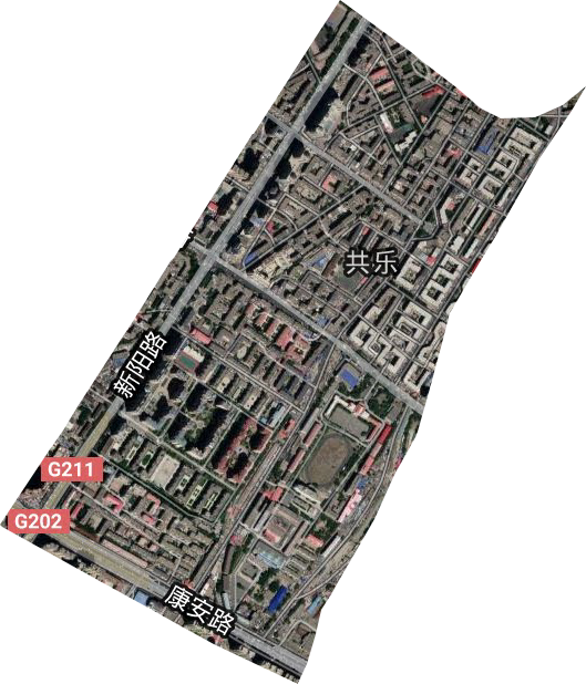 共乐街道卫星图
