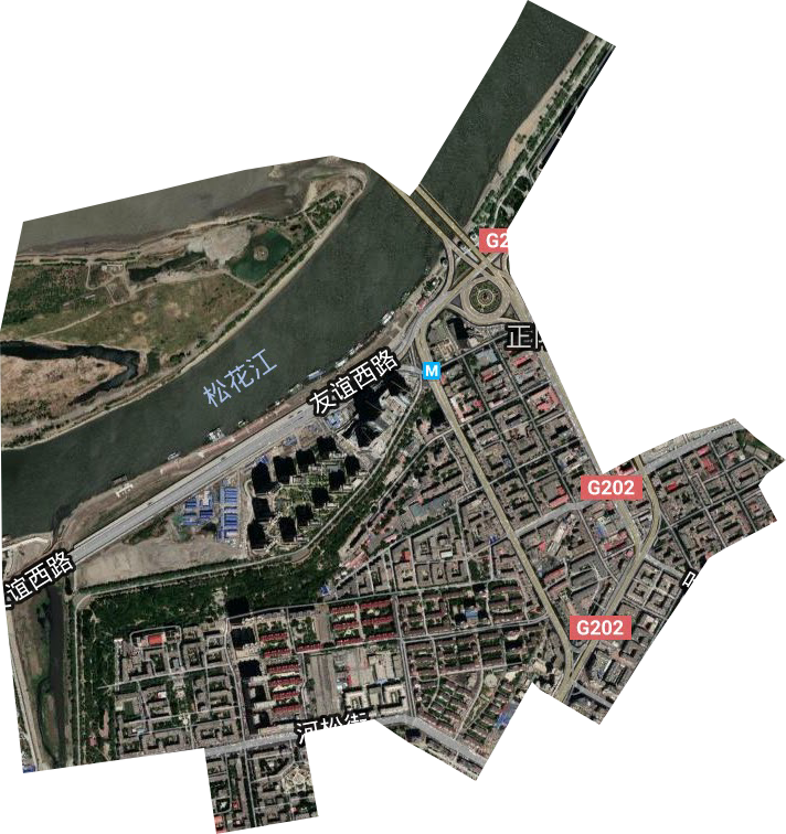 正阳河街道卫星图