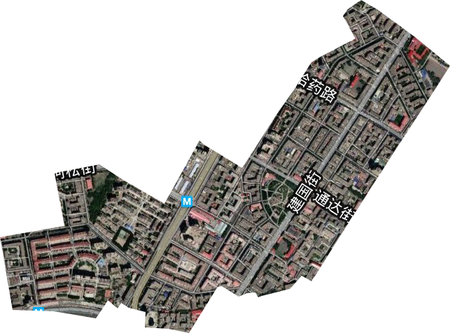 建国街道卫星图
