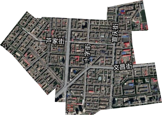 芦家街道卫星图