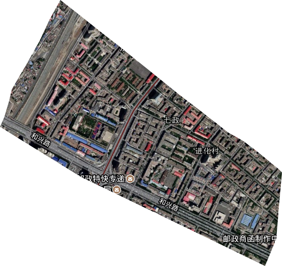 七政街道卫星图