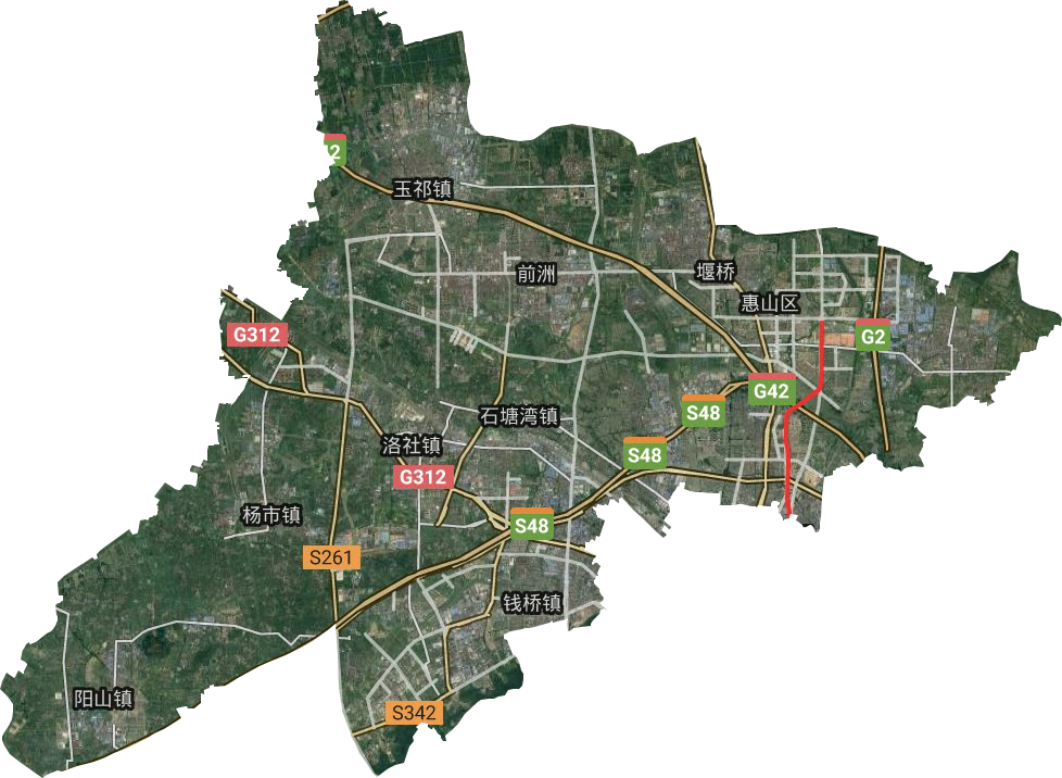 惠山区卫星图