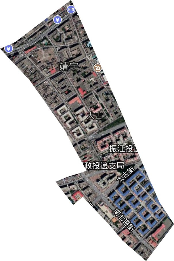 太古街道卫星图