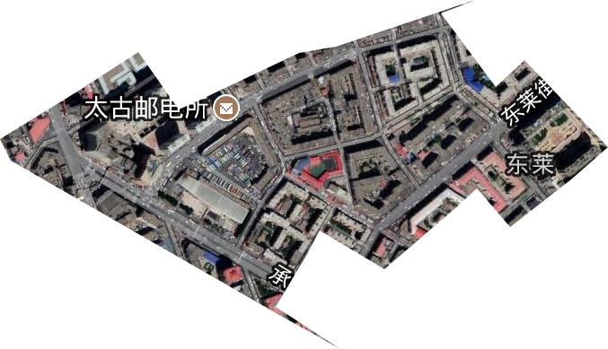 东莱街道卫星图