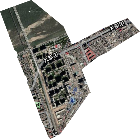 胜利街道卫星图