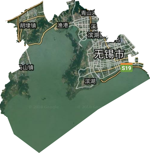滨湖区卫星图