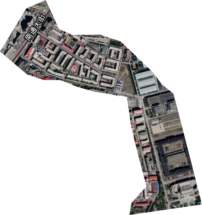 新乐街道卫星图