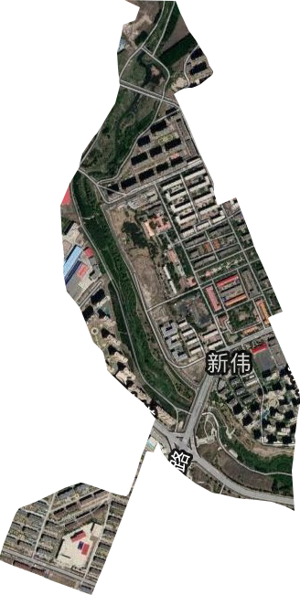 新伟街道卫星图