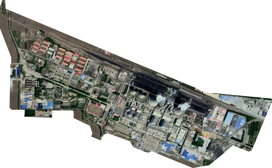 三电街道卫星图
