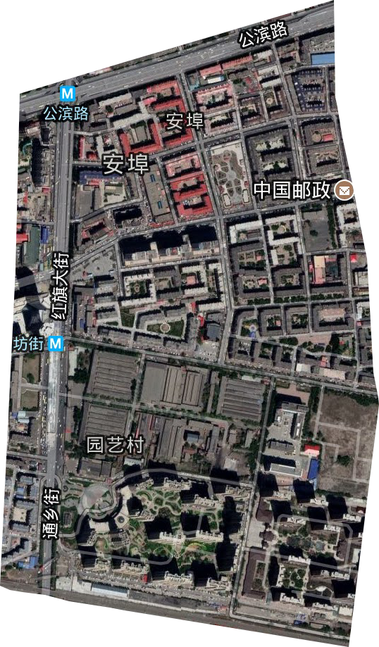 安埠街道卫星图