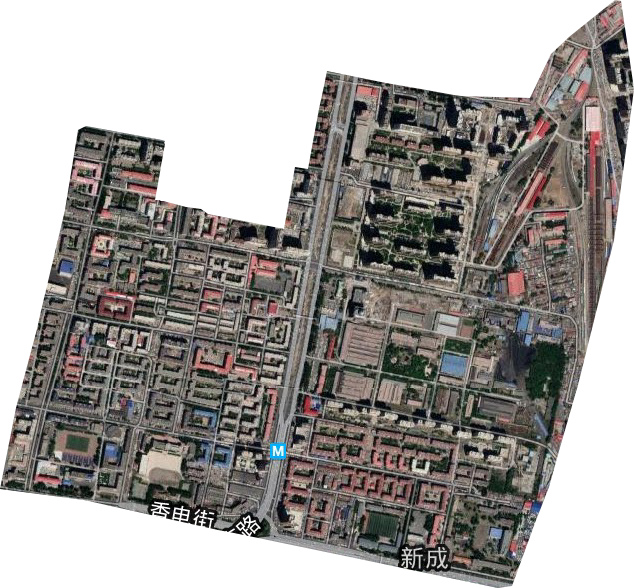 新成街道卫星图