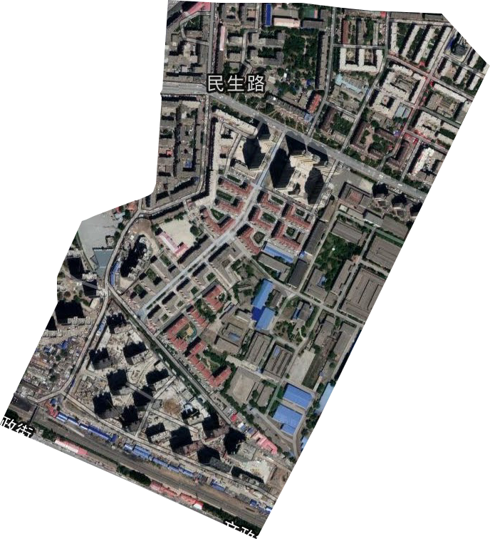民生路街道卫星图