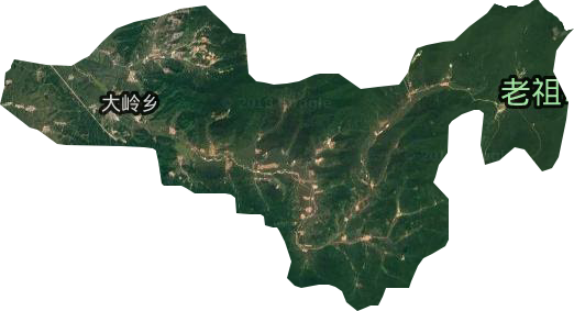 金龙山镇卫星图