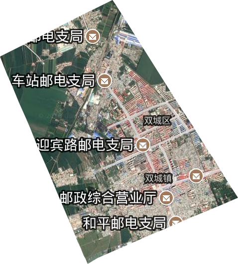 双城市街道管委会卫星图