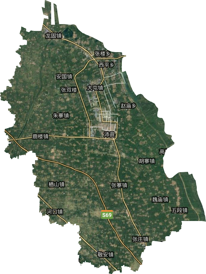 沛县卫星图