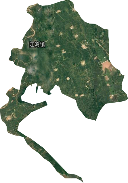 江湾镇卫星图