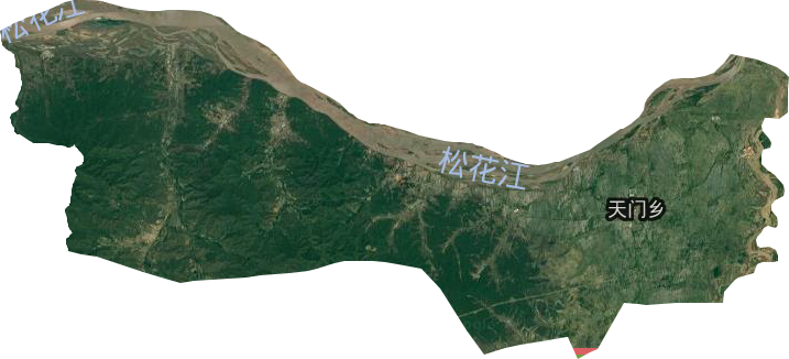 天门乡卫星图