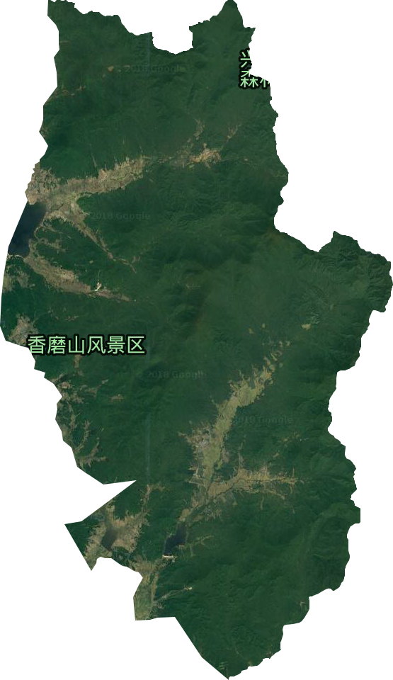 兴隆林业局办事处卫星图