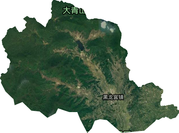 黑龙宫镇卫星图
