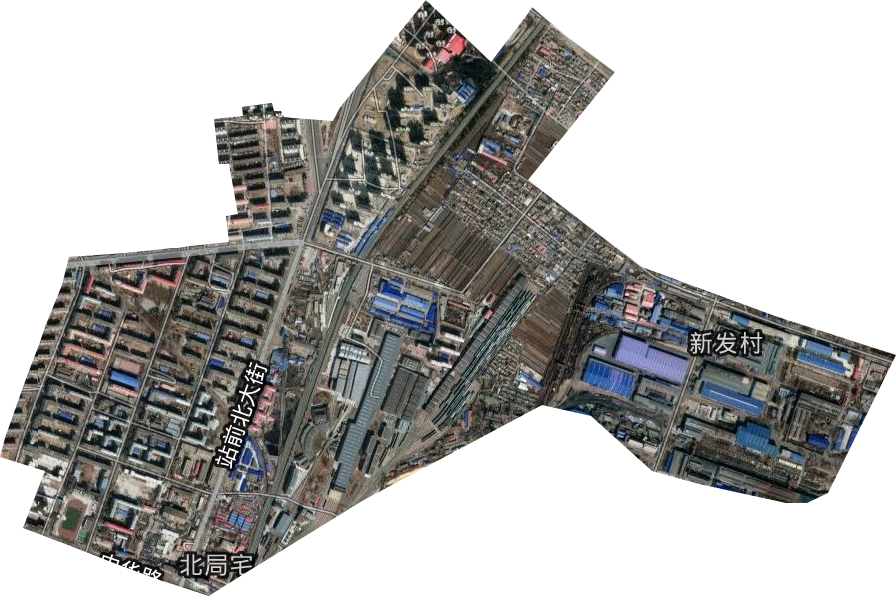 北局宅街道卫星图