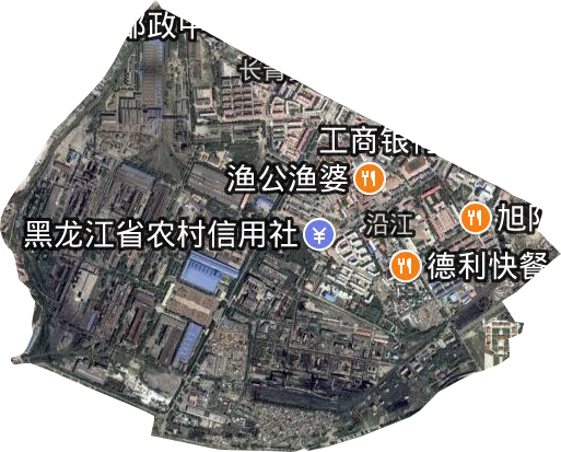 沿江街道卫星图