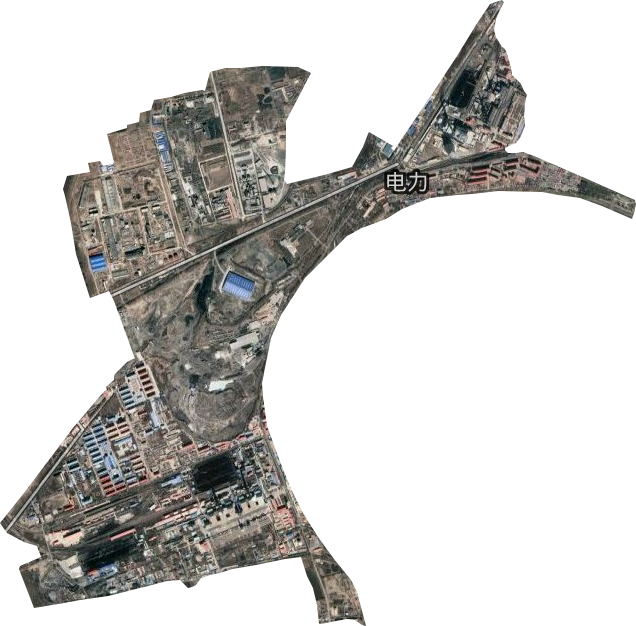 电力街道卫星图