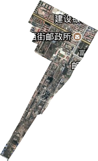 红宝石街道卫星图