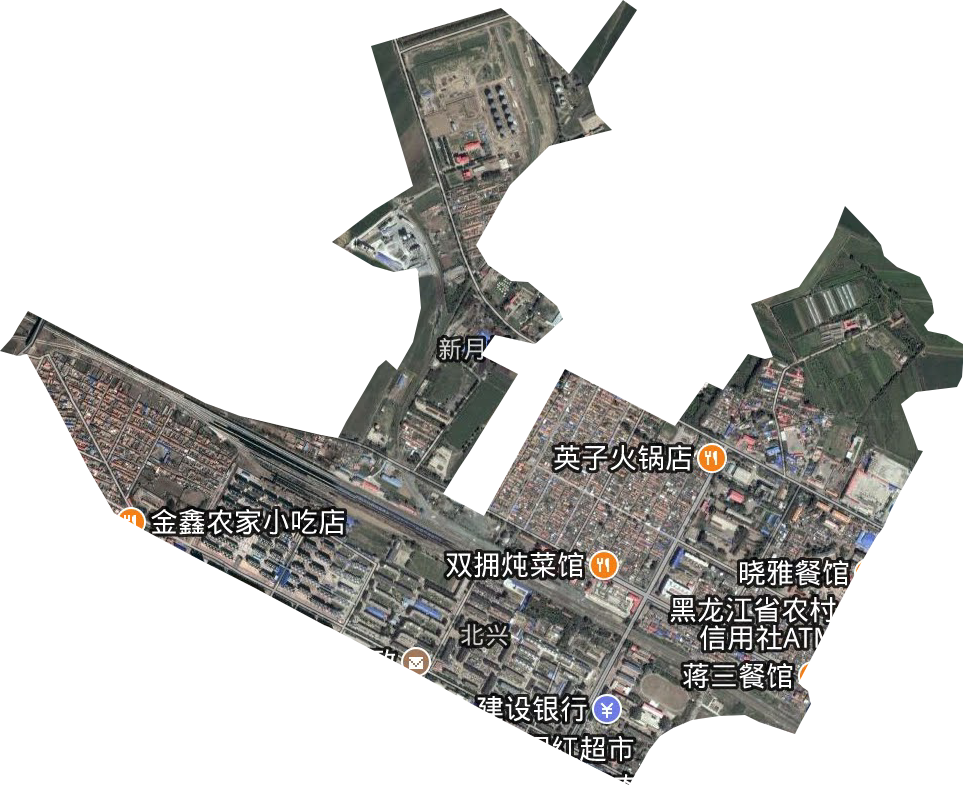 北兴街道卫星图