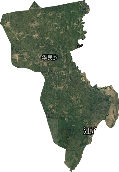 华民乡卫星图