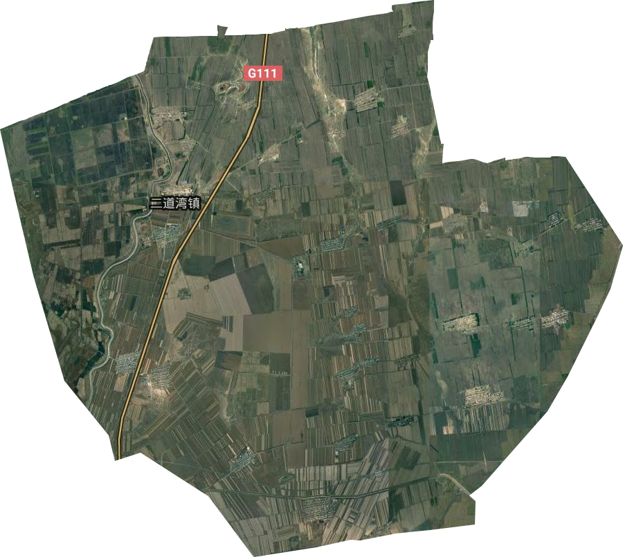 二道湾镇卫星图