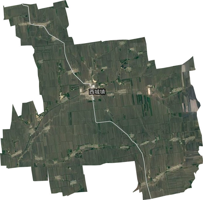 西城镇卫星图