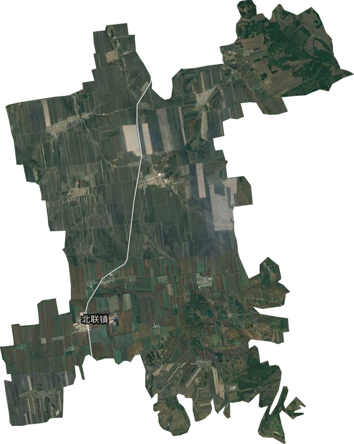 北联镇卫星图