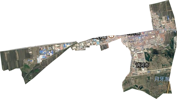 雨亭街道卫星图