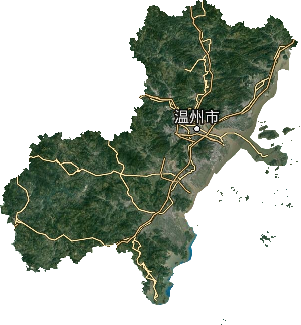 温州市卫星图