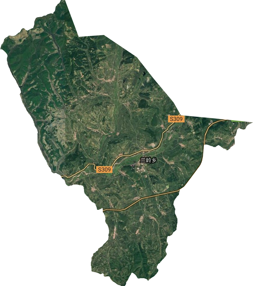 兰岭乡卫星图