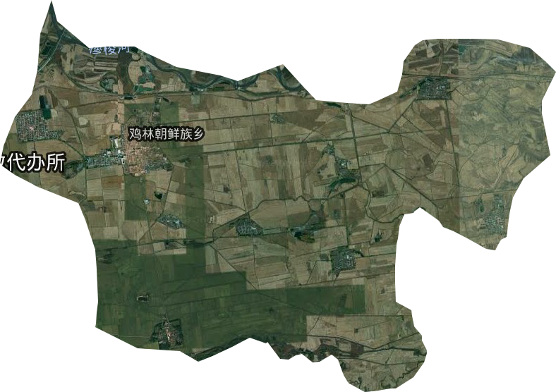 鸡林乡卫星图