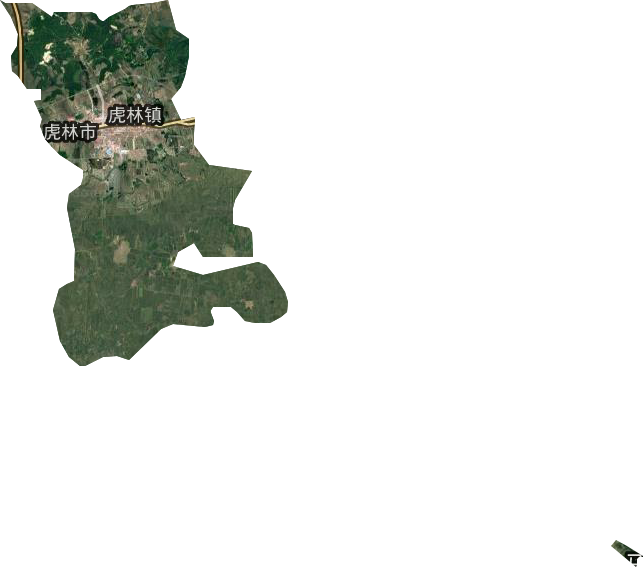 虎林镇卫星图