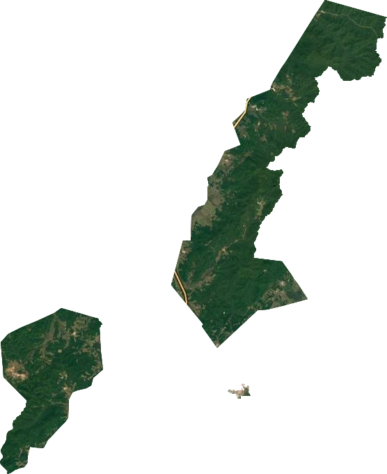 迎春林业局卫星图