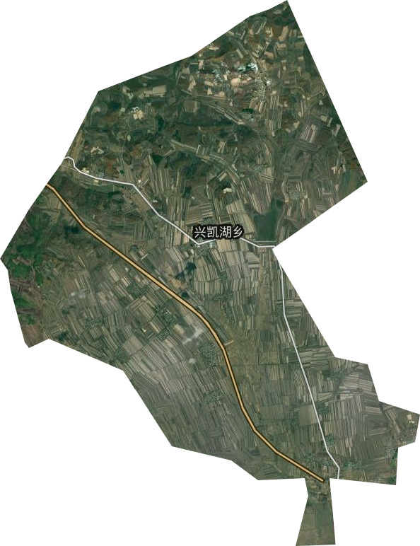 兴凯湖乡卫星图