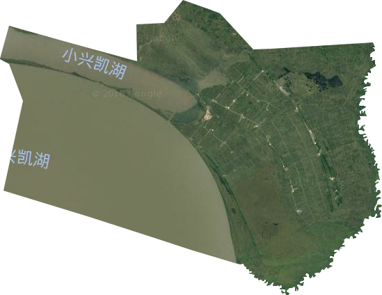 兴凯湖农场卫星图