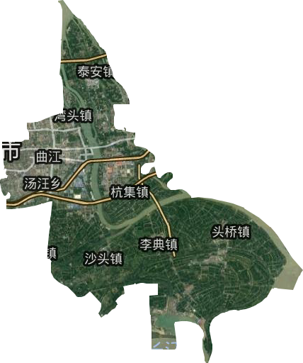 广陵区卫星图