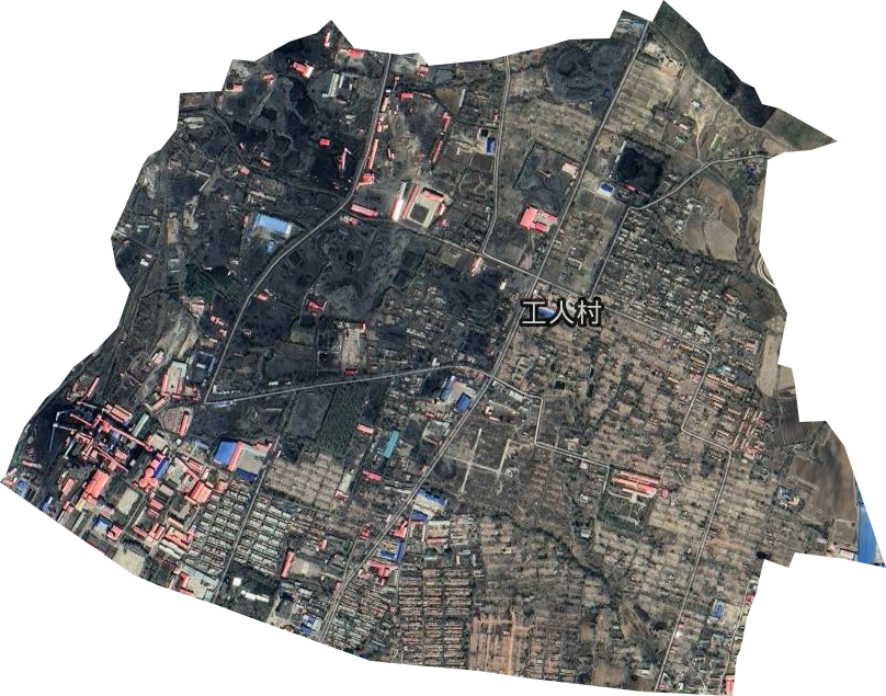工人村街道卫星图