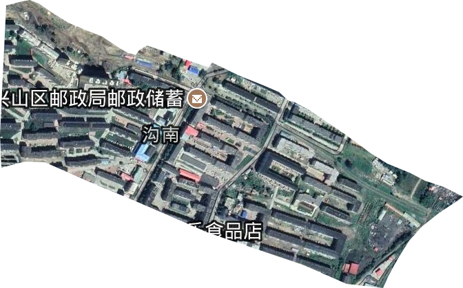 沟南街道卫星图