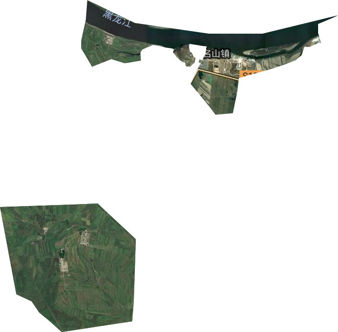 名山镇卫星图