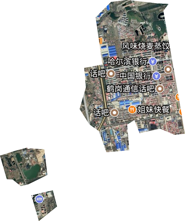 宝泉岭管理局局直卫星图