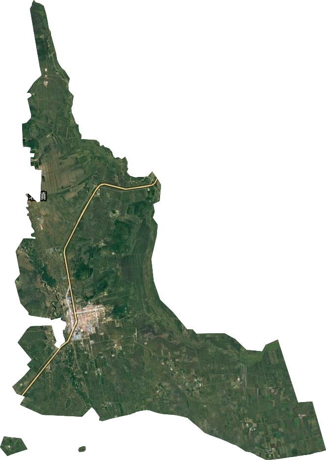 宝泉岭农场卫星图