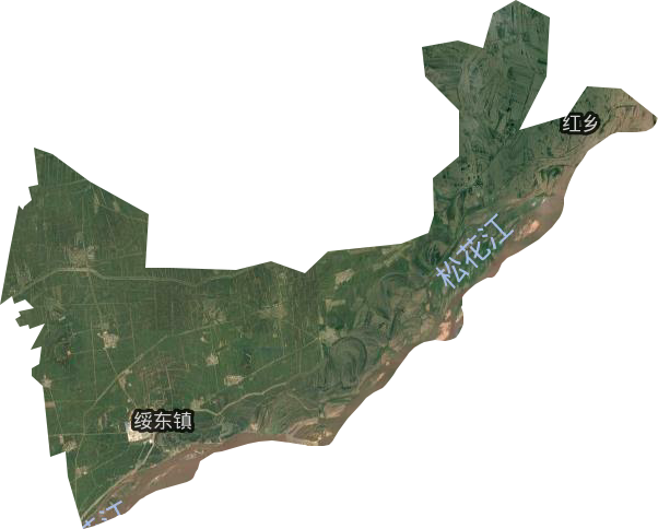 绥东镇卫星图