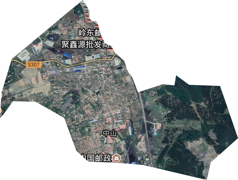 中山街道卫星图