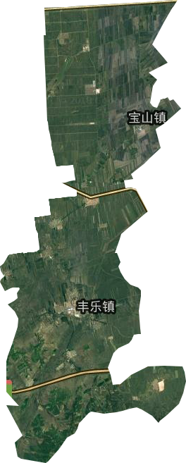 丰乐镇卫星图